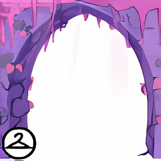 Dyeworks Void Purple: Mossy Archway Garland