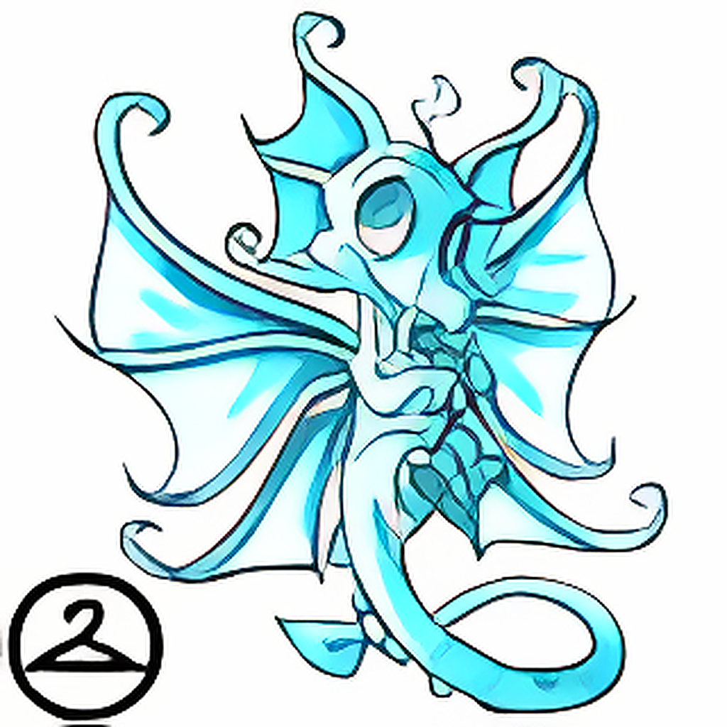 Prismatic Cyan: Nostalgic Faerie Draik