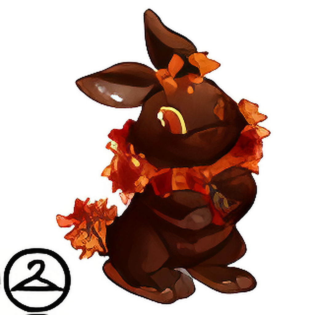 Prismatic Autumn: Blooming Woodland Cybunny