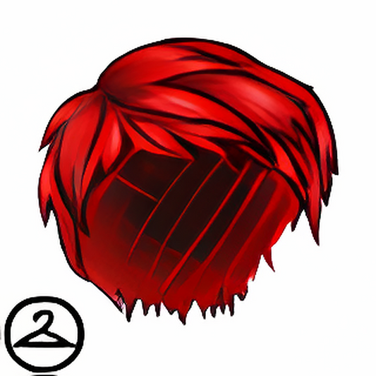 Dyeworks Red: Blonde Gladiator Wig