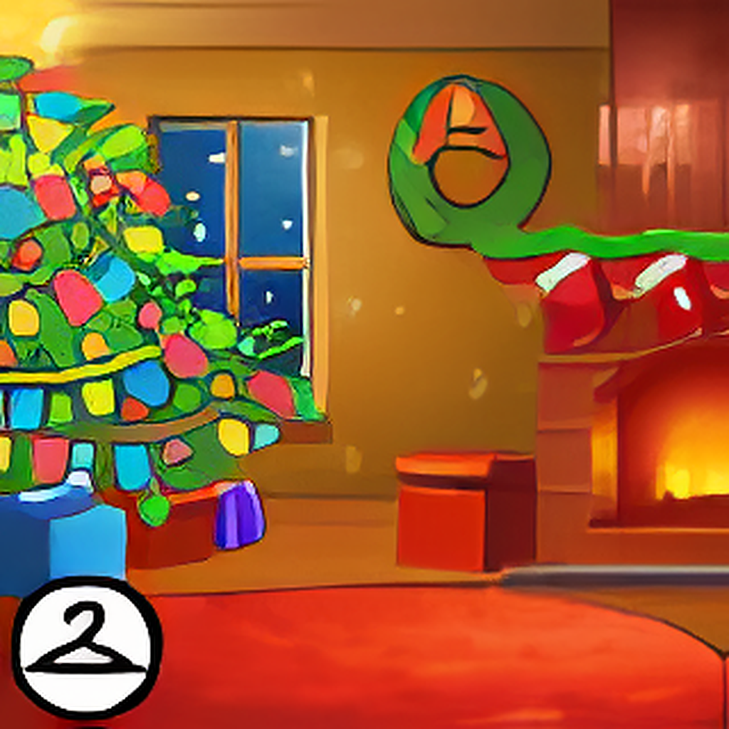 Toasty Holiday Night Background