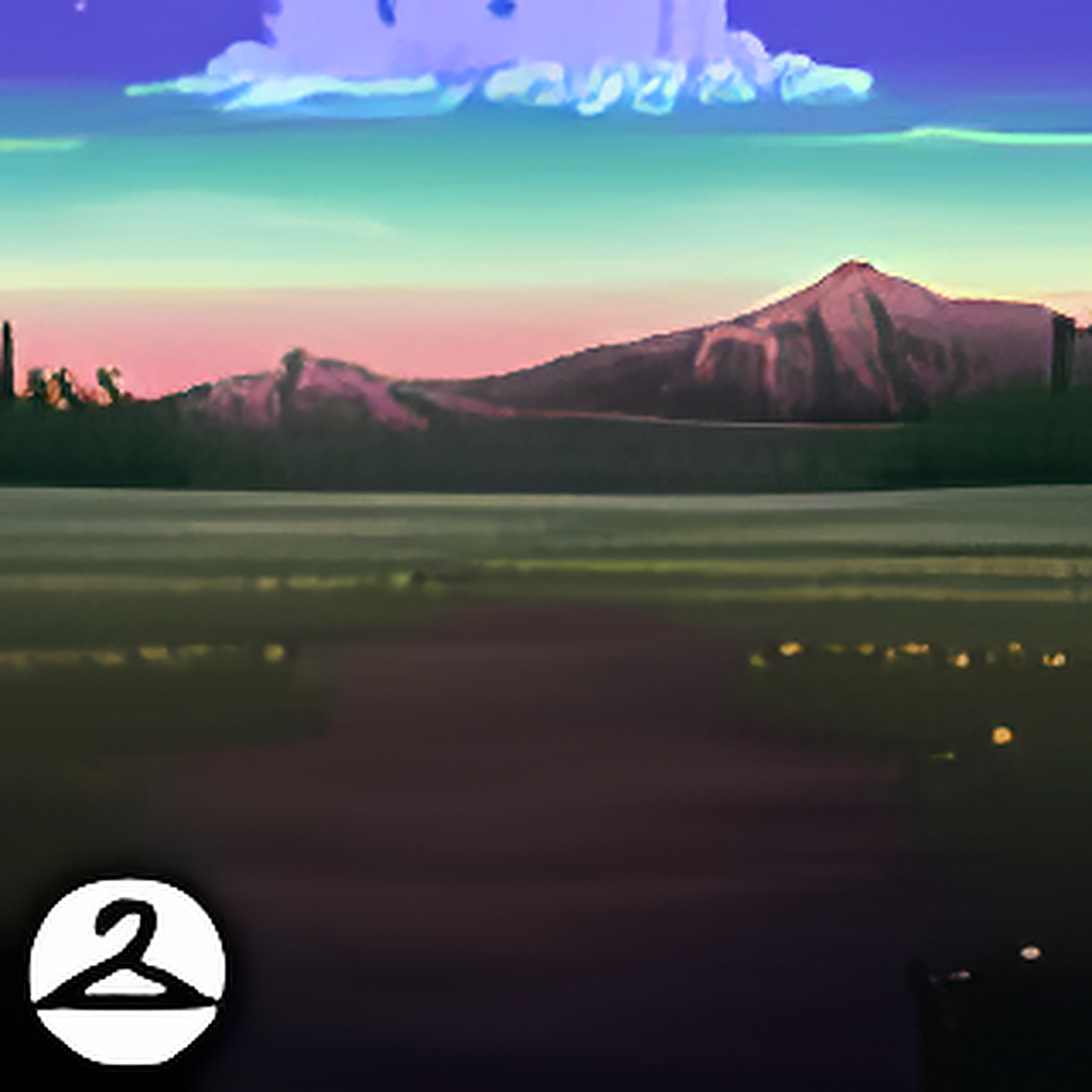 Dyeworks Pink: Eventide Mountains Background