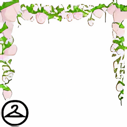 Dyeworks White: Strawberry Vine Garland