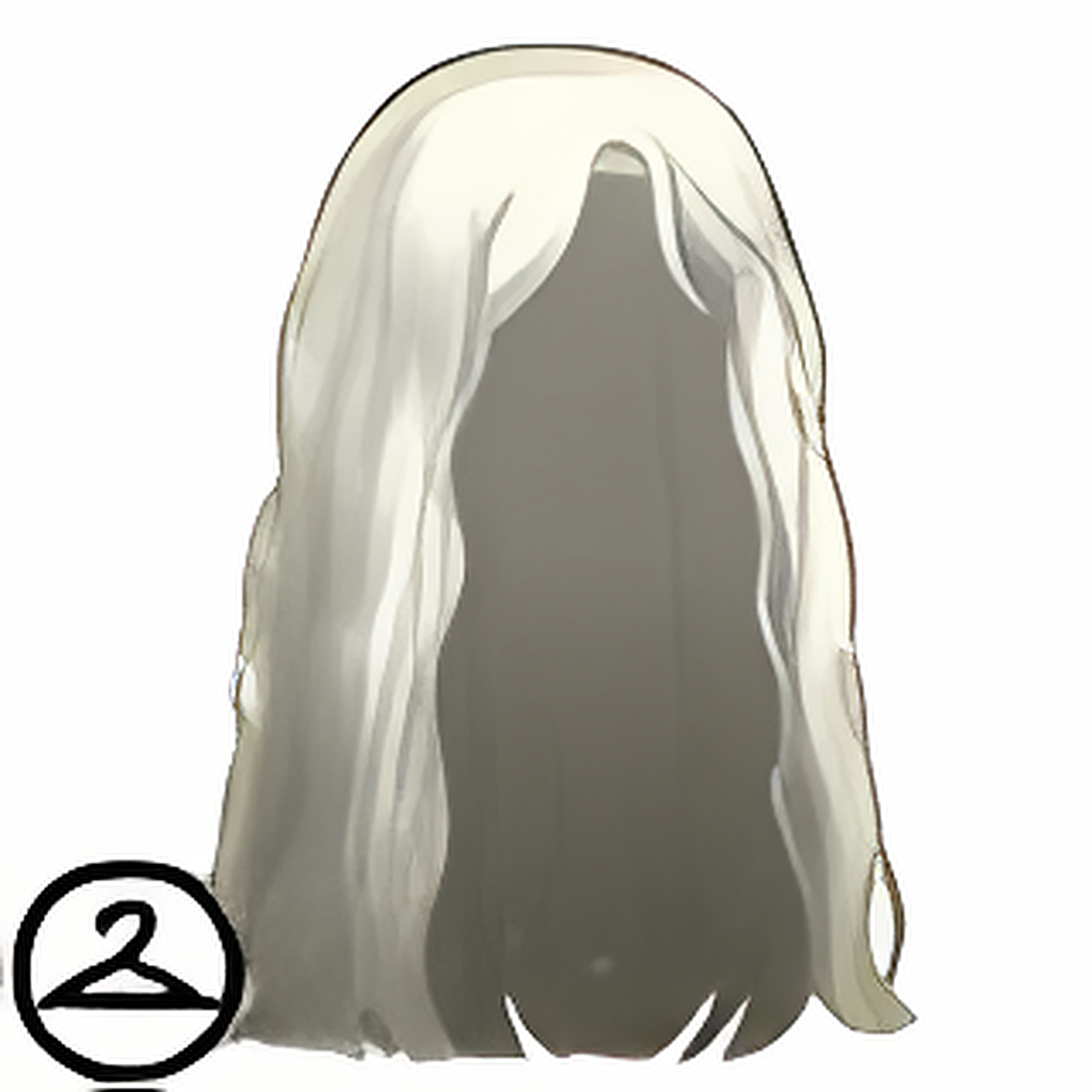 Dyeworks White: Curly Enchanted Forest Green Wig