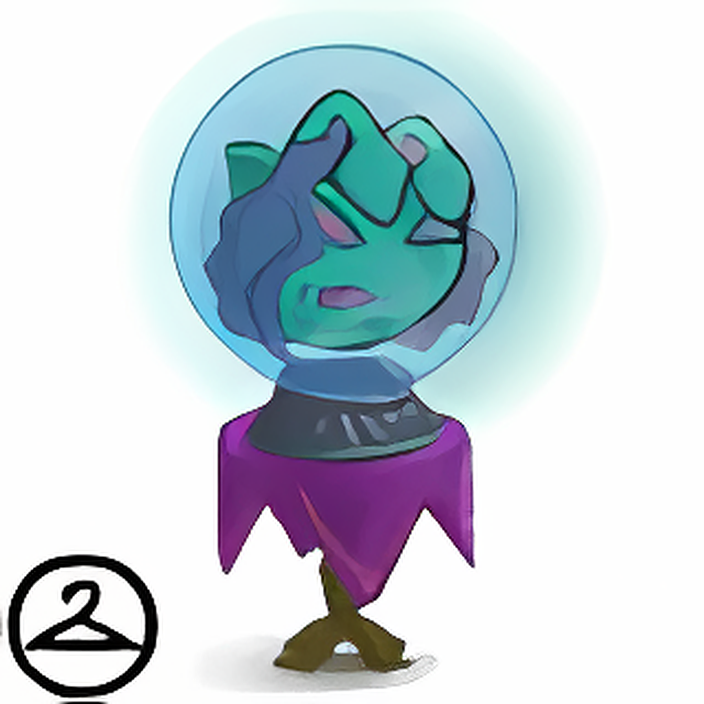 Ghostly Floating Aisha Head