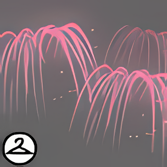 Dyeworks Pink: Waterfall Fireworks Effect
