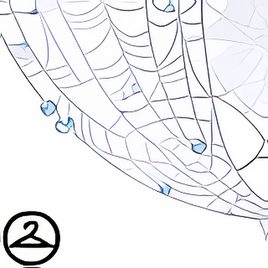 Dewy Spyderweb Garland