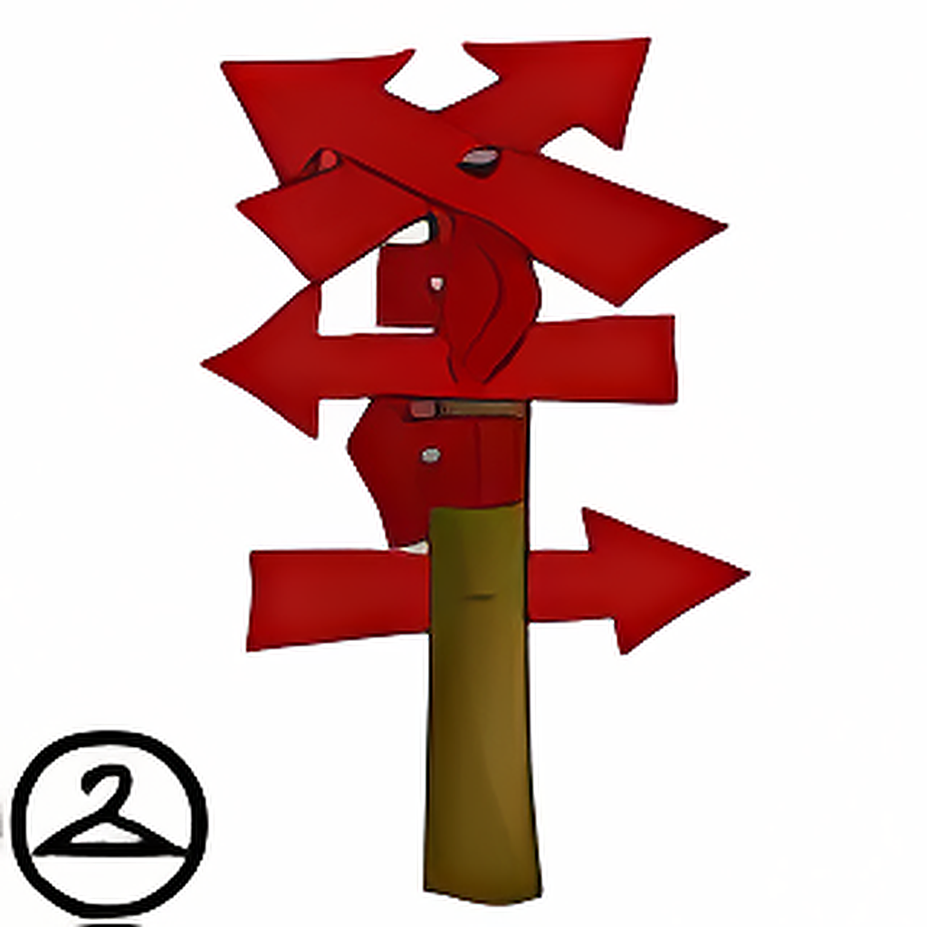 Confused Arrow Sign