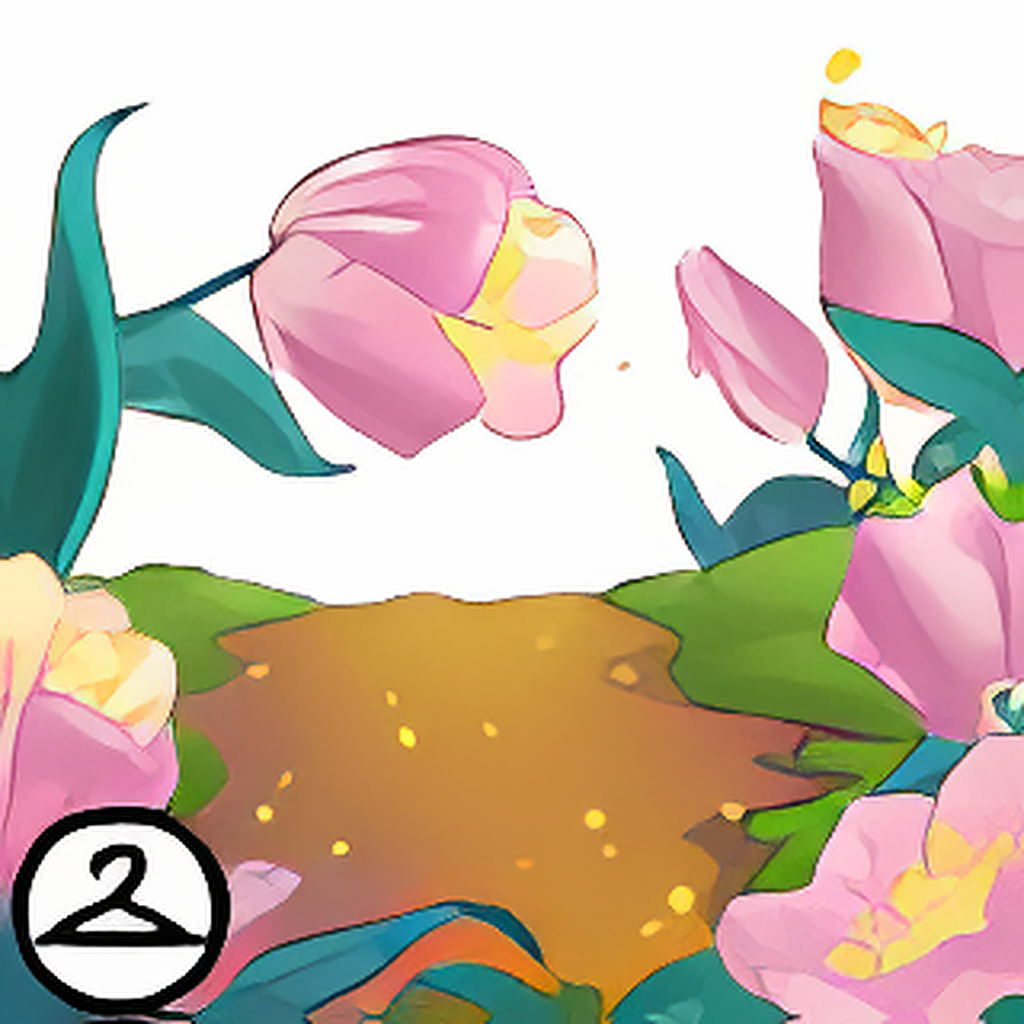 Passing Through The Giant Tulips Trinket