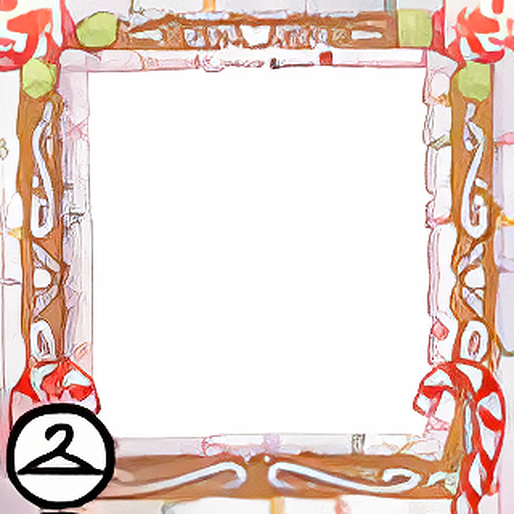 Gingerbread Cookie Frame