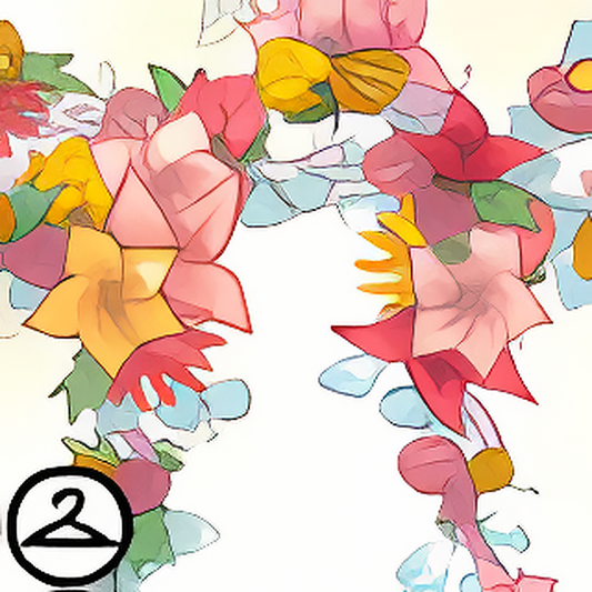 Crystal Flower Light Garland