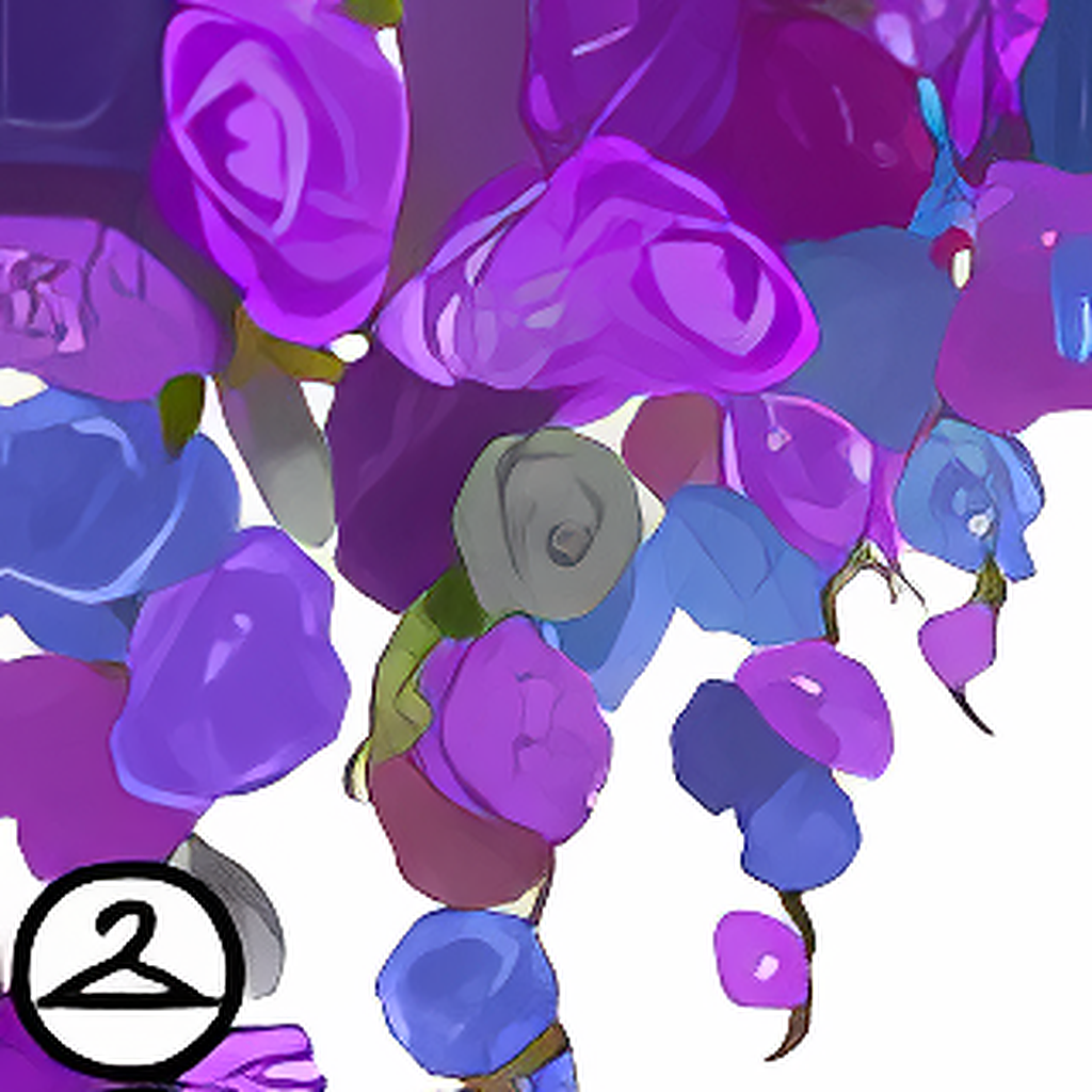 Dyeworks Purple: Cascading Roses