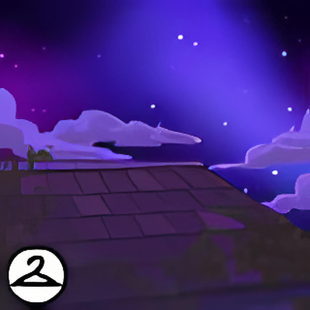Voidgazing On The Rooftop Background