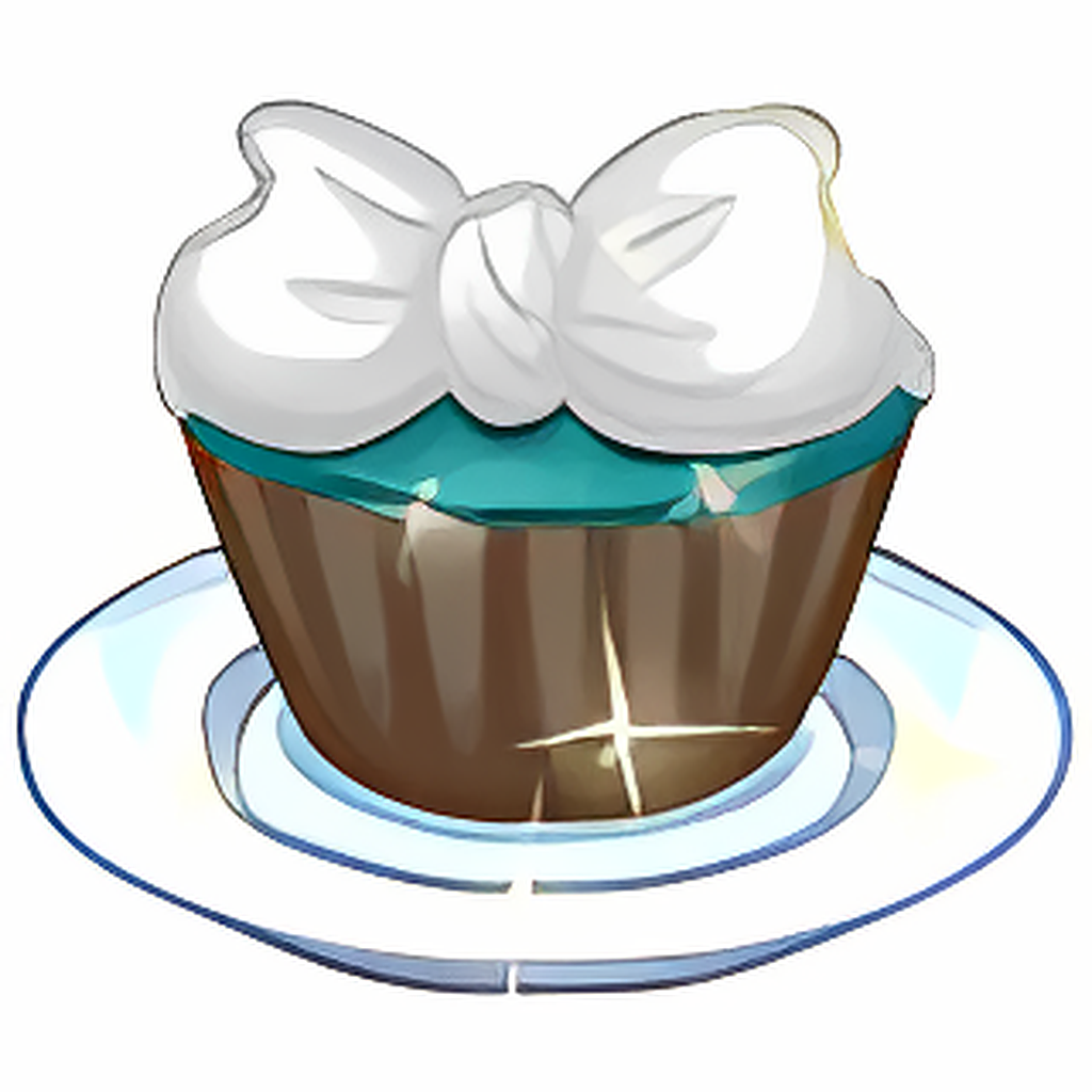 8th Birthday Tied with a Bow Cupcake