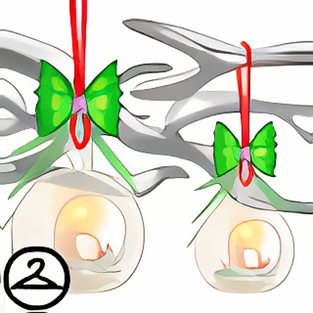 Dyeworks Silver: Hanging Winter Candles Garland