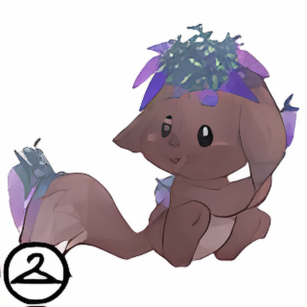 Prismatic Wisteria: Blooming Woodland Kacheek