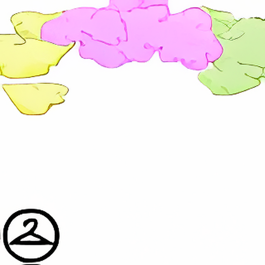 Multi-Coloured Cloud Garland