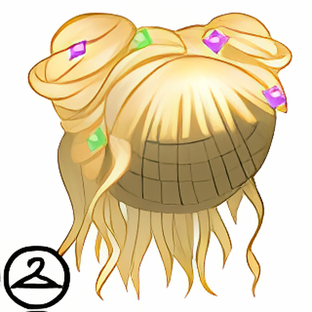 Dyeworks Blonde: Magical Floral Wig