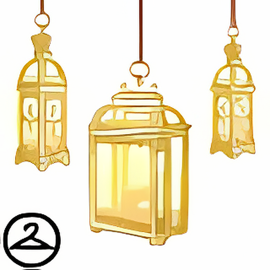 Vintage Lantern Garland