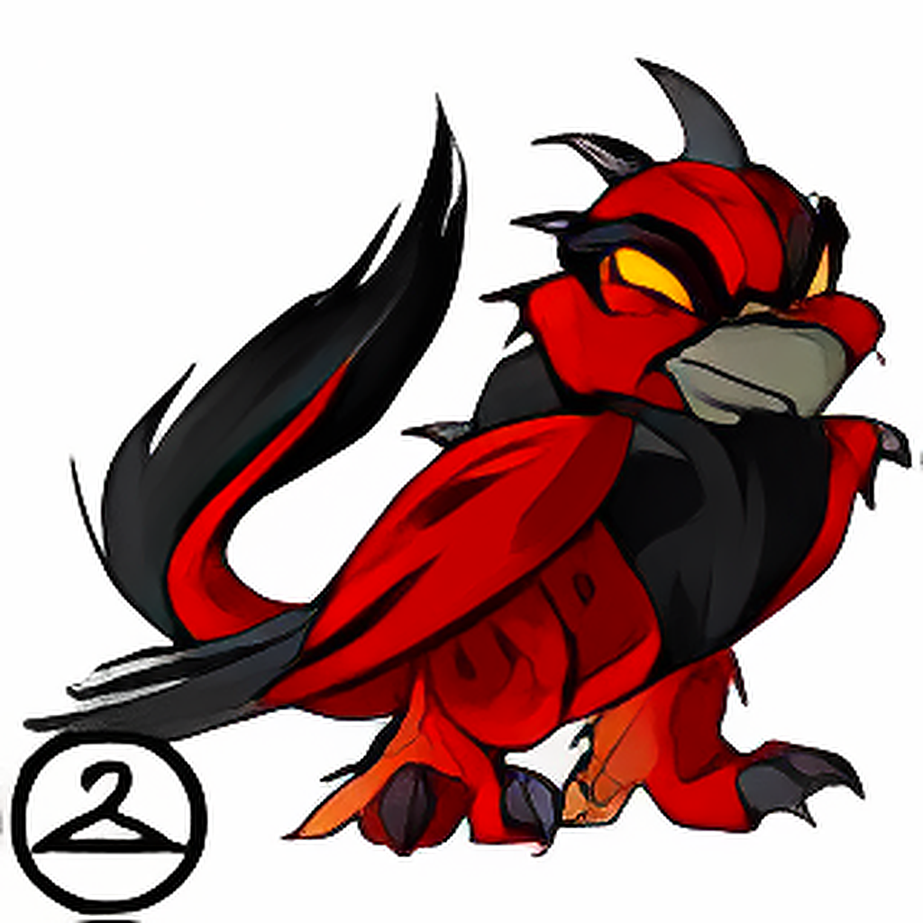 Prismatic Crimson: Nostalgic Darigan Pteri