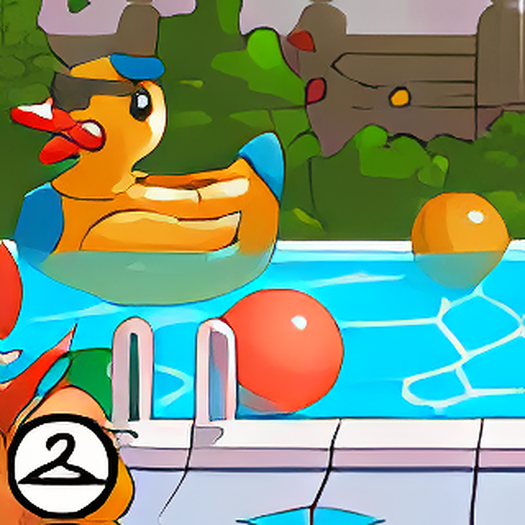 Summer Pool Party Background