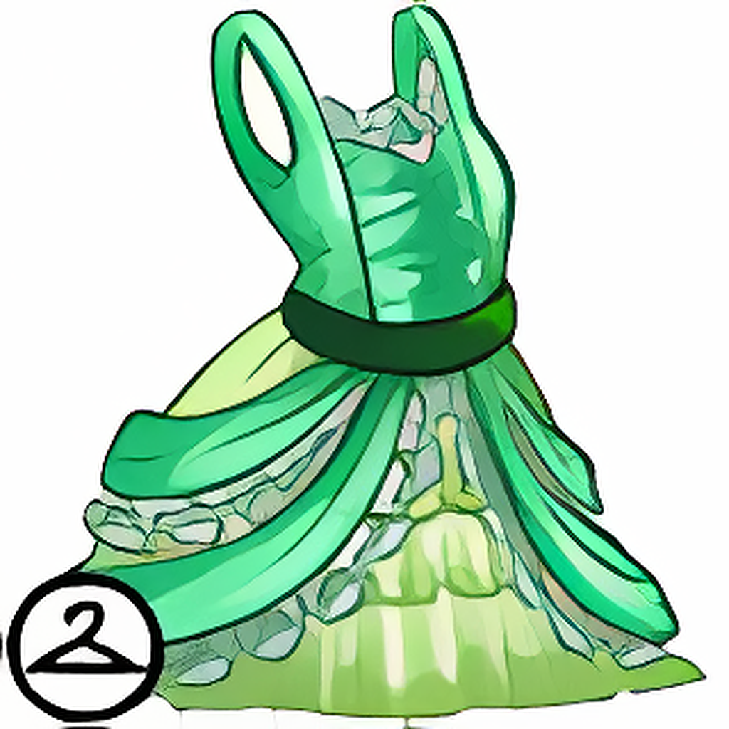 Queen of Green Dress