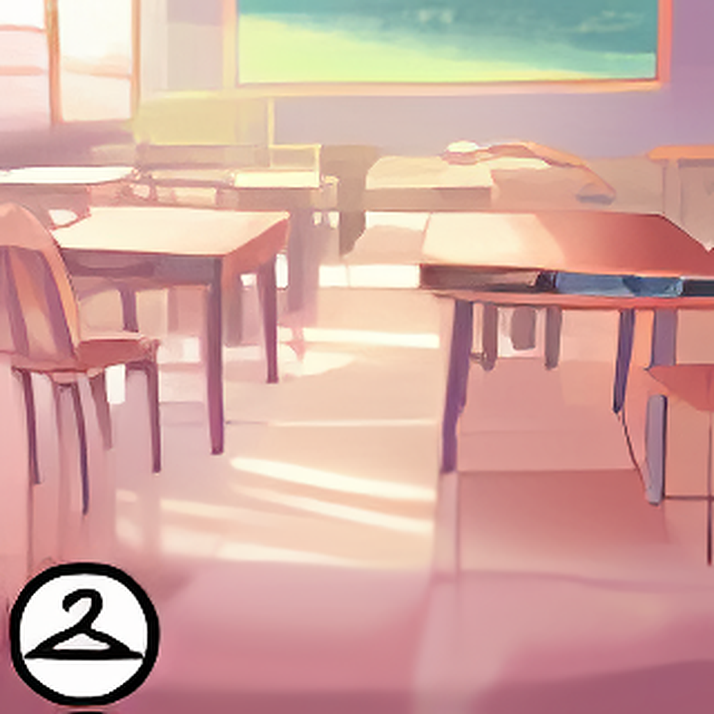 Inside the Classroom During Spring Background