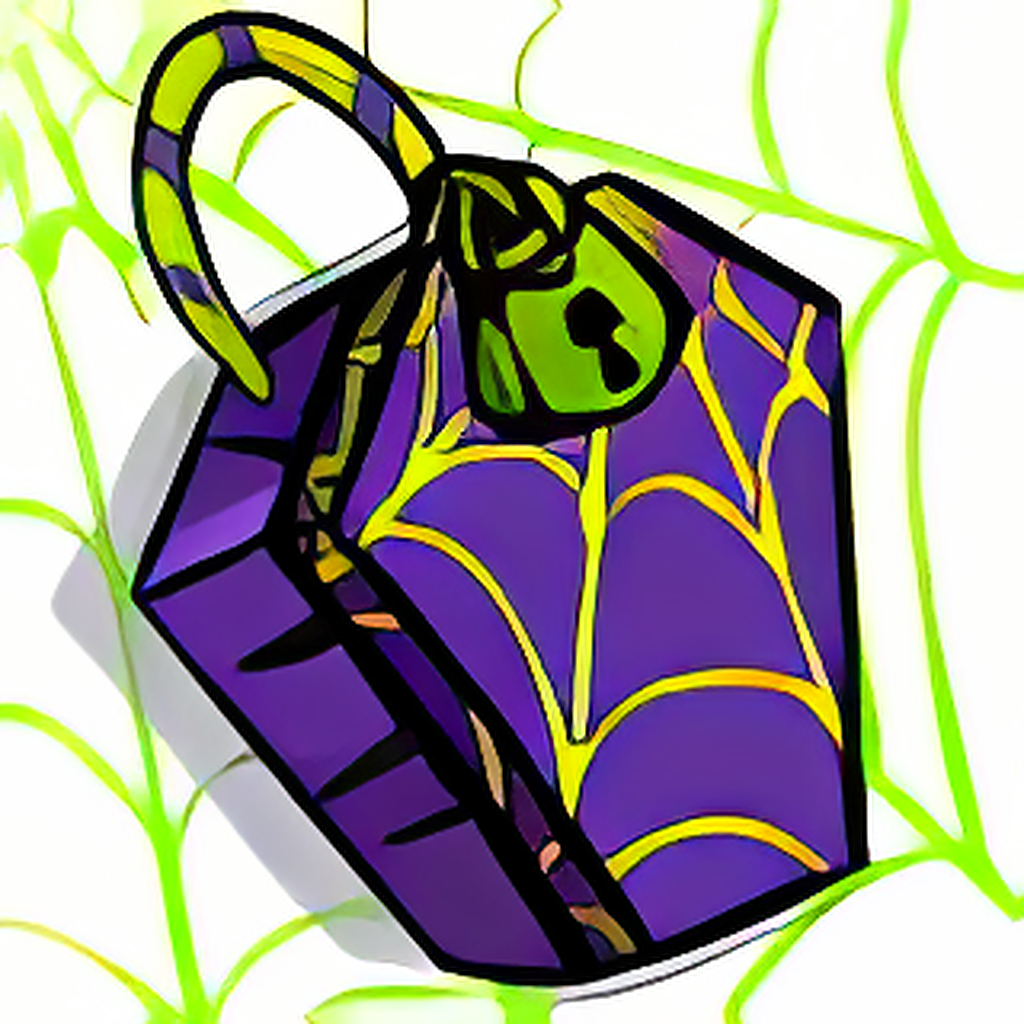 Creepy Spyder Coffin Goodie Bag