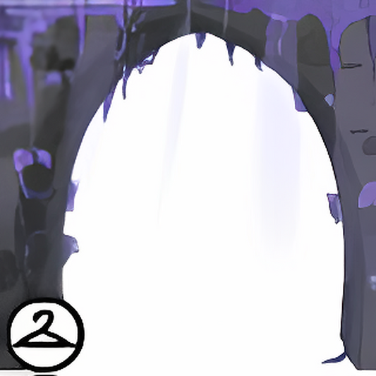 Dyeworks Void Black: Mossy Archway Garland