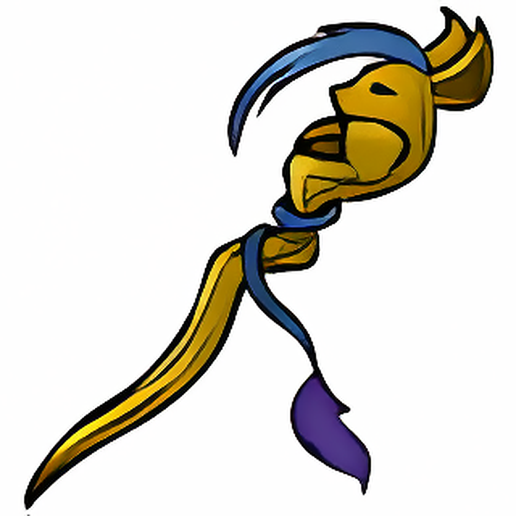 Golden Bori Staff