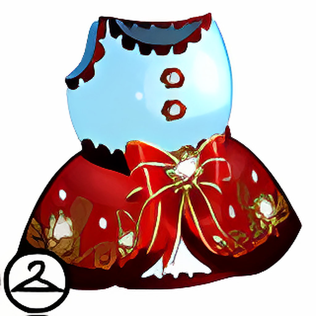 Dyeworks Blue: Baby Christmas Dress