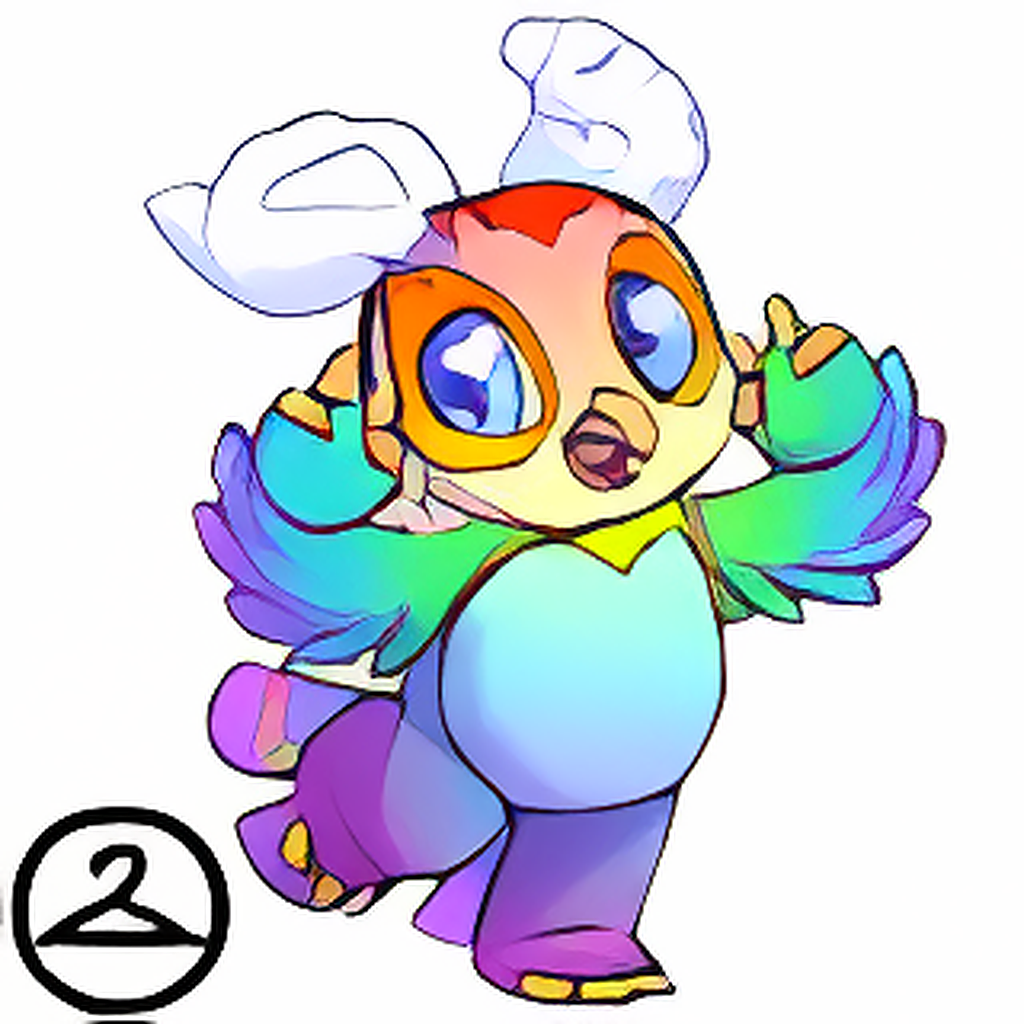 Adoring Rainbow Vandagyre