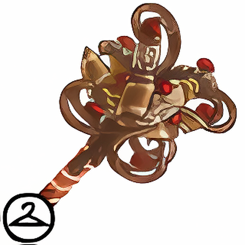 Ornate Chocolate Staff