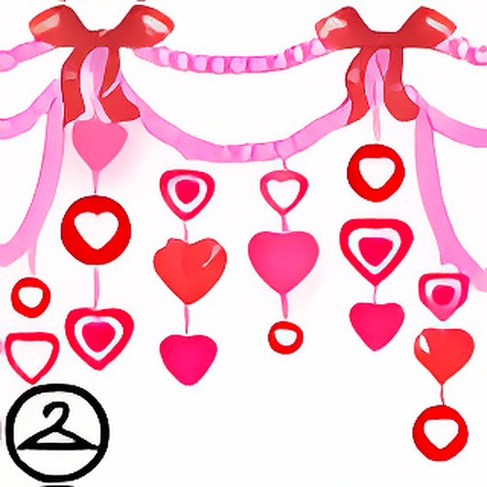 Valentines Heart Garland