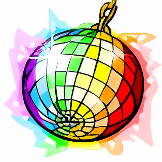 Rainbow Disco Ball