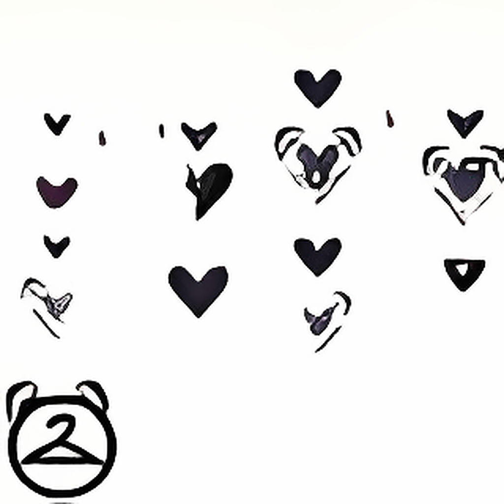 Dyeworks Black: Gothic Heart Valentine Garland