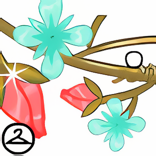 Flower and Wire Garland