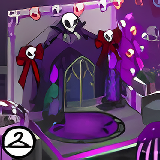 Pop-Up Gothic Holiday Card Background