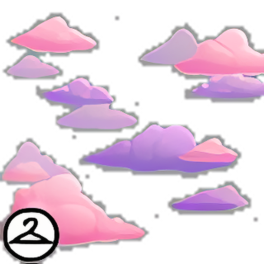 Floating Around Cotton Candy Clouds Trinket