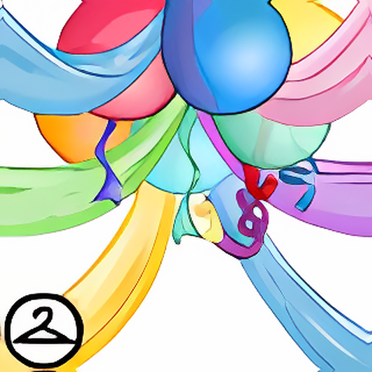 Balloon Centrepiece Garland