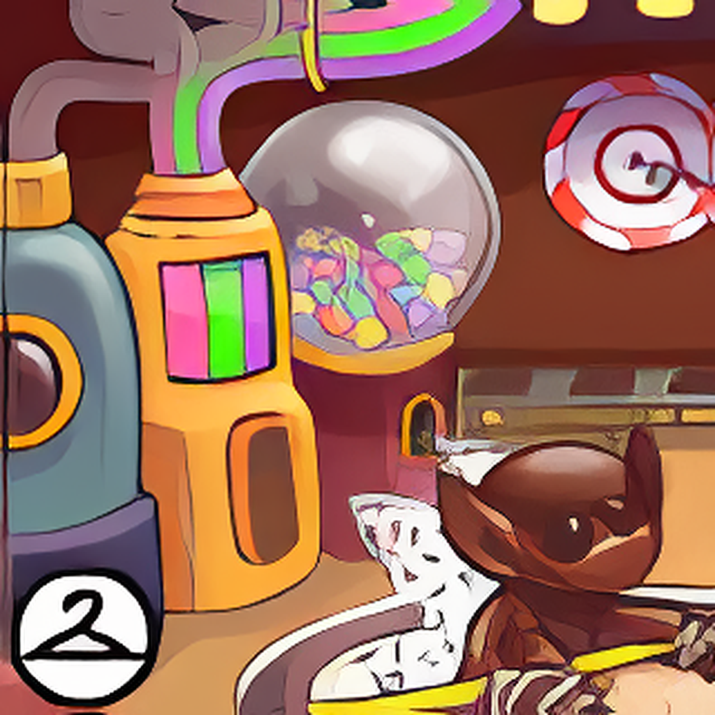 Funky Chocolate Factory Background