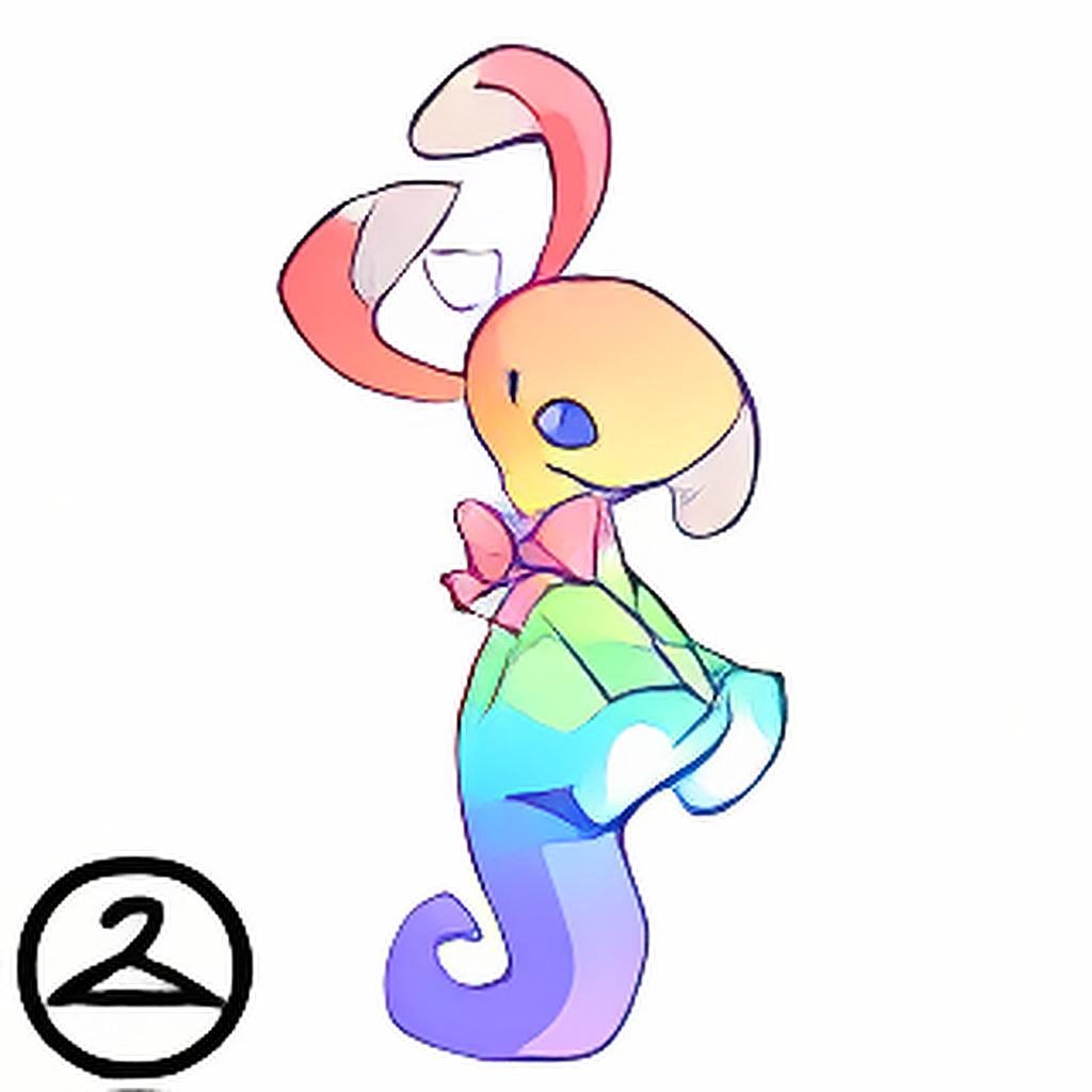 Prismatic Pastel: Adoring Rainbow Blumaroo