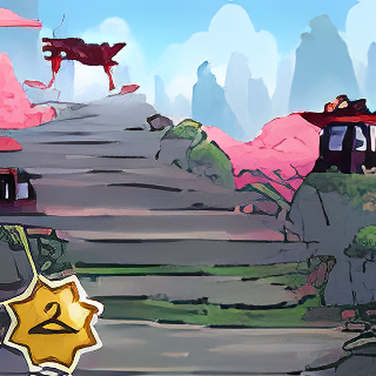 Shenkuu Stairway Background
