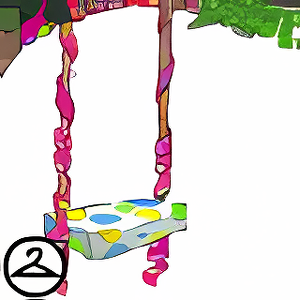 Polka Dot Tree Swing