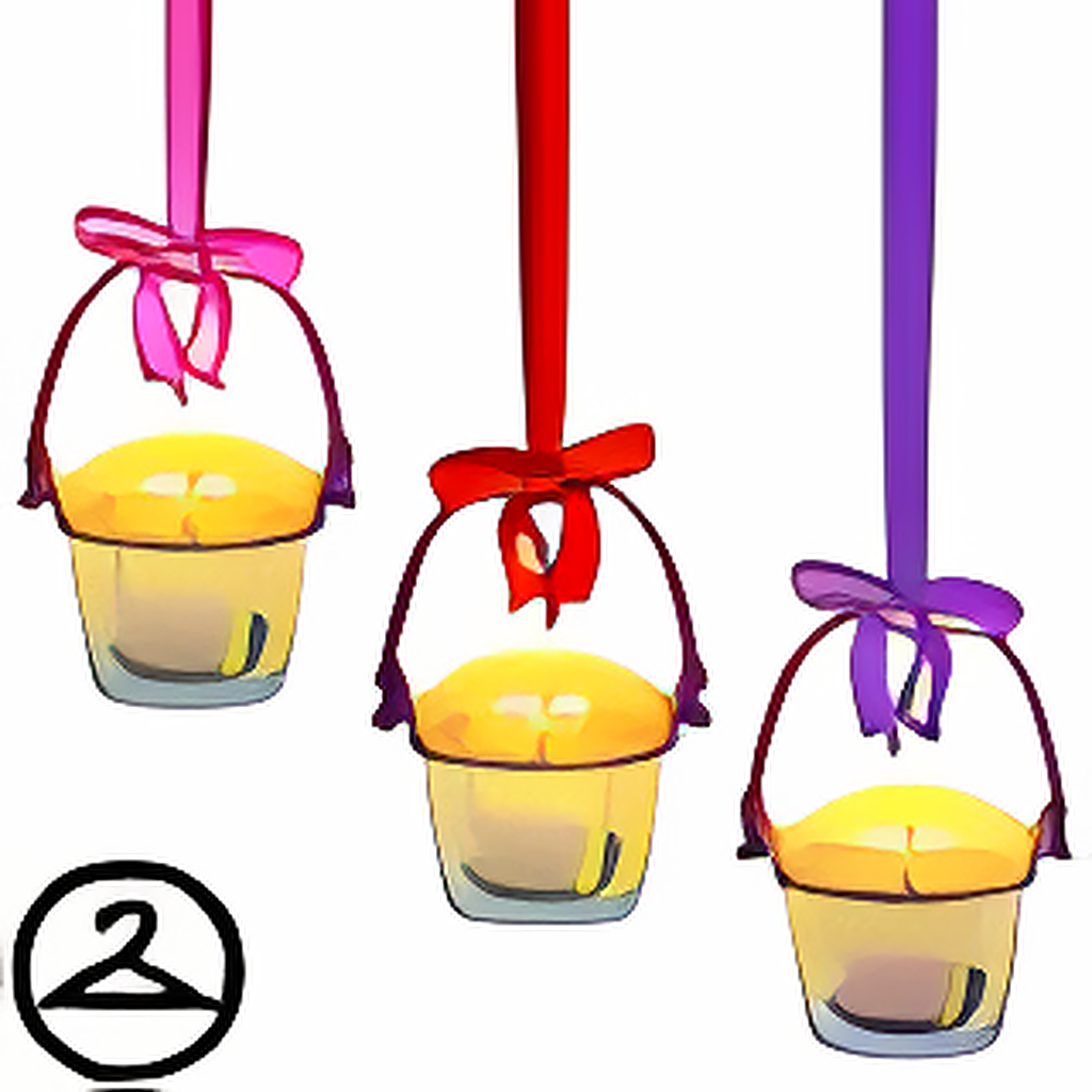 Hanging Candles Garland