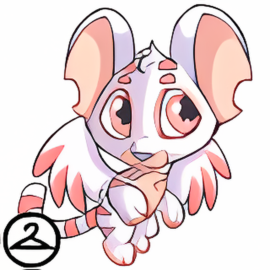 Prismatic Blossom: Baby Faerie Kougra