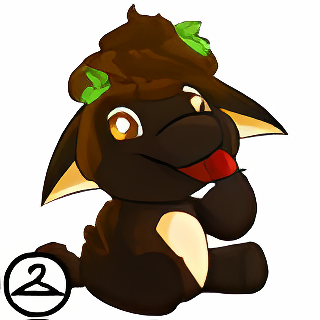 Prismatic Dark Caramel: Delightful Chocolate Poogle