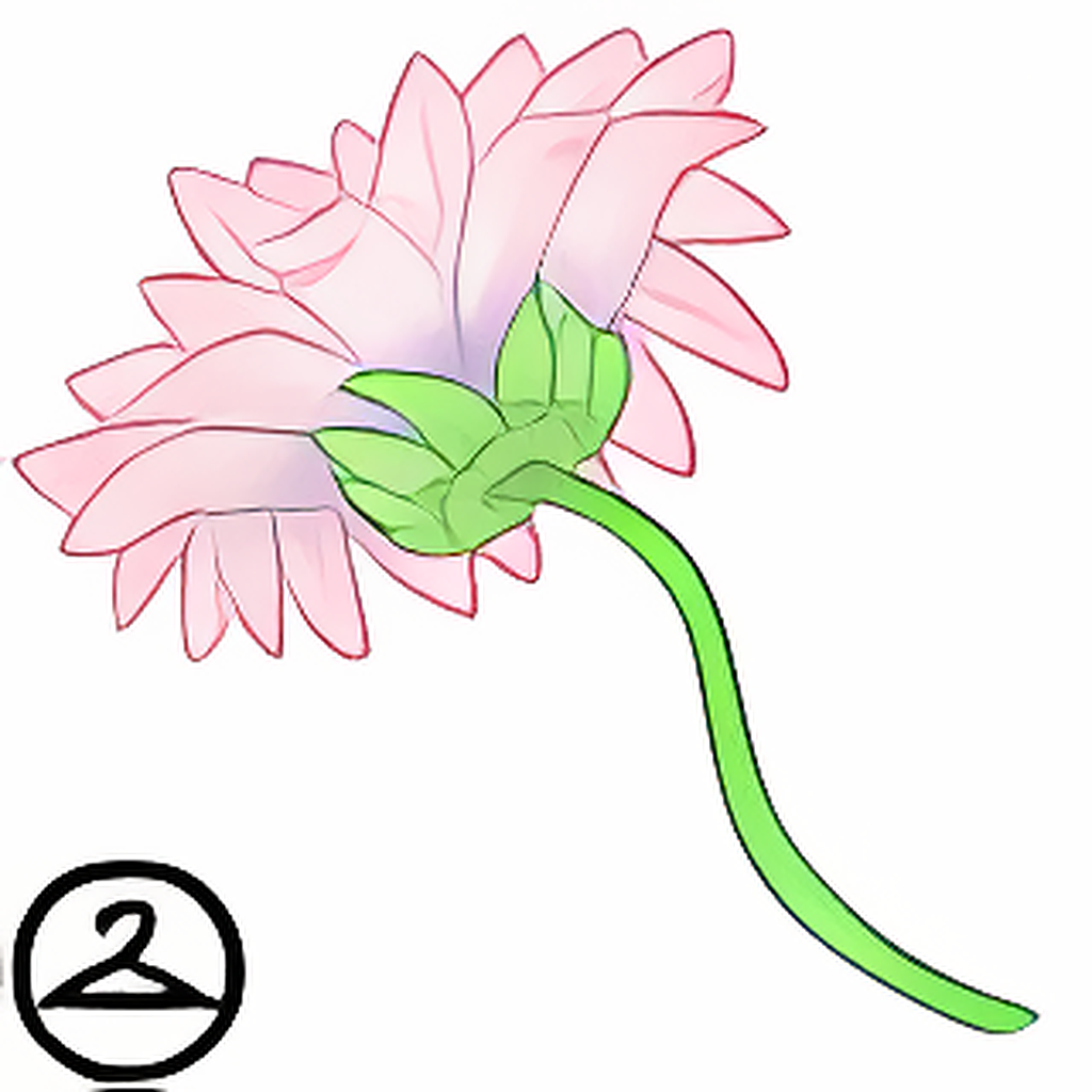 Pink Daisy Parasol