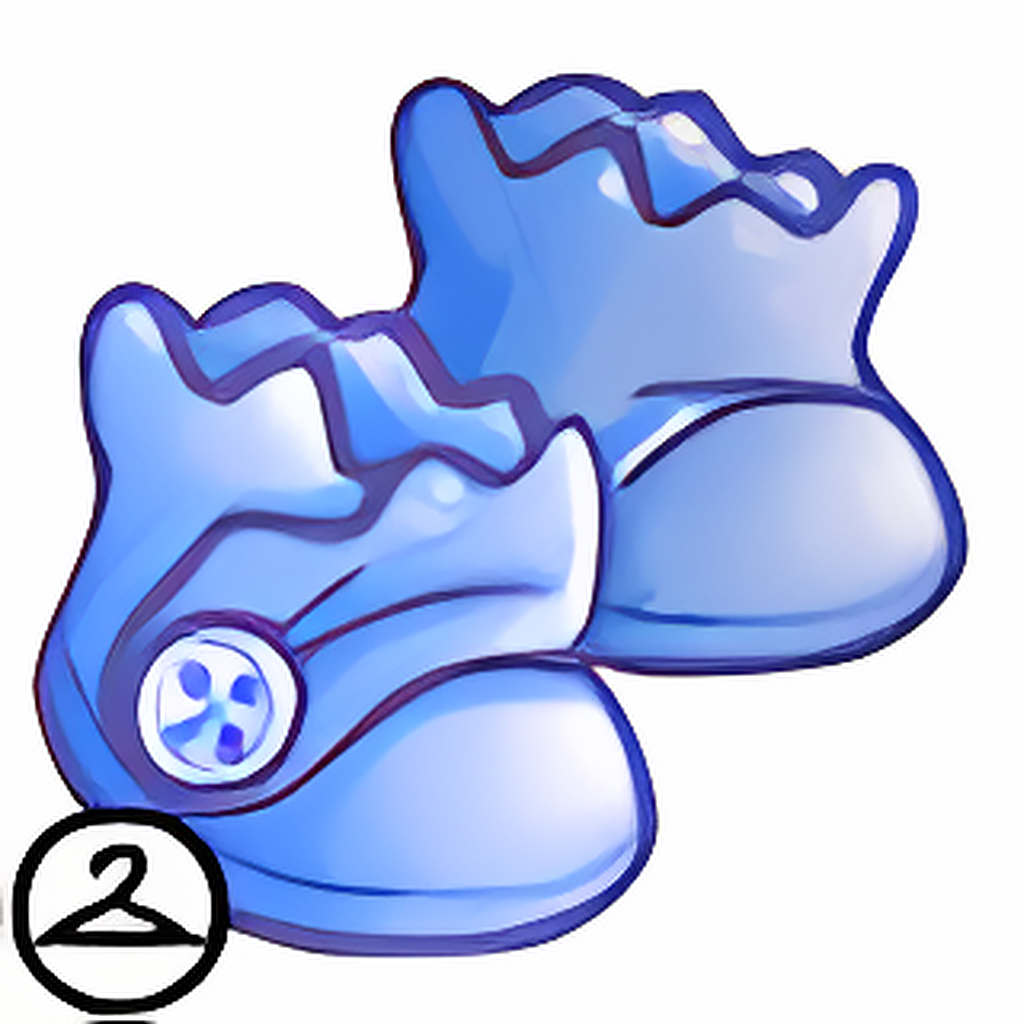 Dyeworks Blue: Baby Button Boots