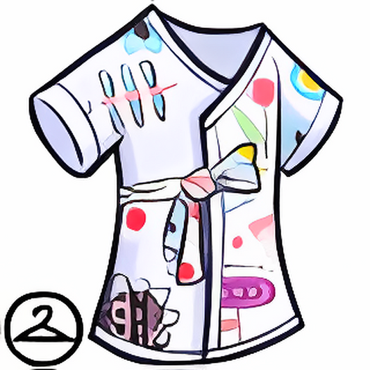 Patterned Wrap Shirt